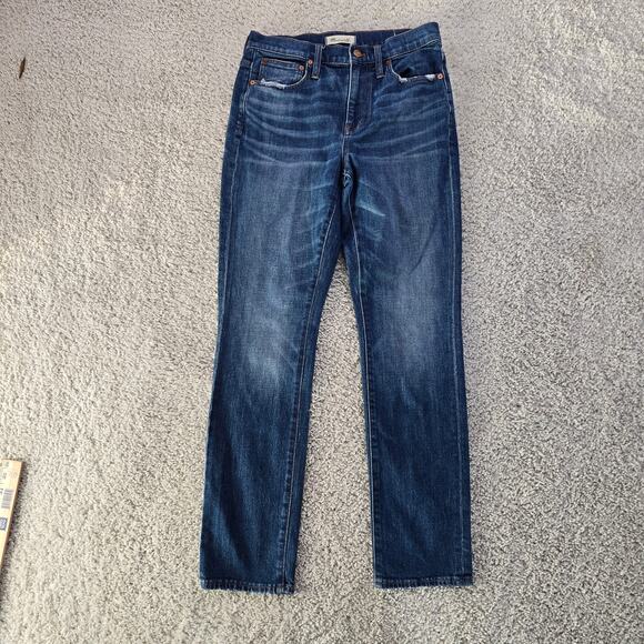 Madewell The High-Rise Slim Boyjean 25x30 Blue Jeans USA GAP - Picture 2 of 8